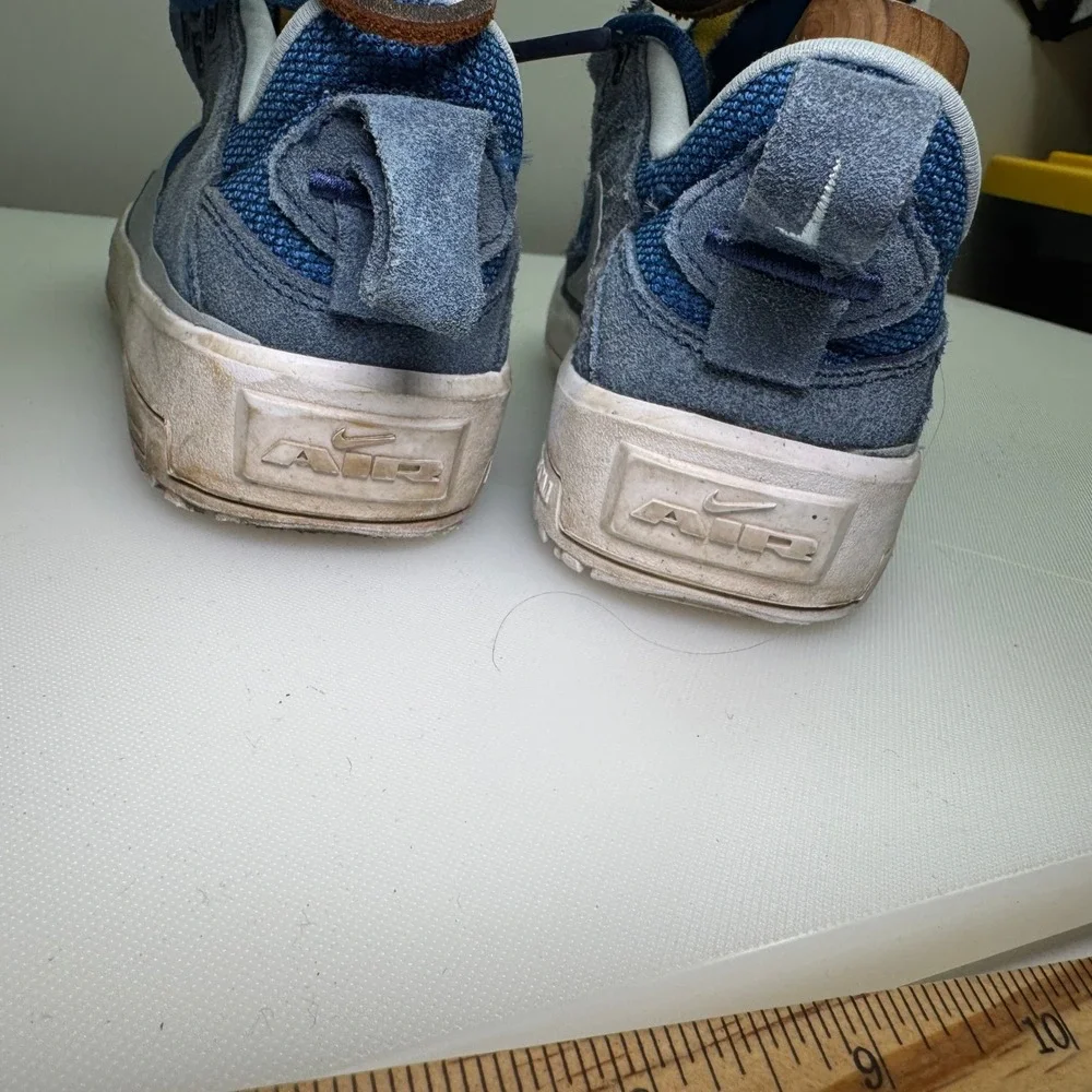Nike‎ SB Ishod Wair Kids 4.5Y Blue Grey Skate Shoes FN4210-400 Athletic Sneakers
